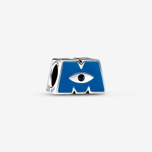 Pandora Disney Pixar Monsters, Inc. Logo M Charm - Fifth Avenue Jewellers