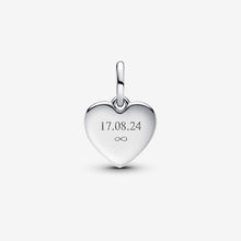 Load image into Gallery viewer, Pandora Engravable Love Heart Dangle Charm - Fifth Avenue Jewellers
