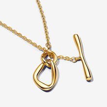 Load image into Gallery viewer, Pandora Essence Organically Shaped Circles T-bar Necklace - Fifth Avenue Jewellers