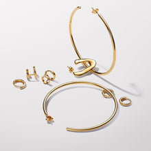 Load image into Gallery viewer, Pandora Essence Organically V-shaped Open Hoop Earrings - Fifth Avenue Jewellers