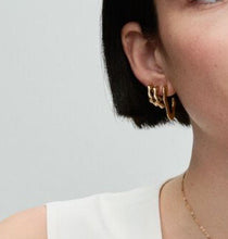 Load image into Gallery viewer, Pandora Essence Organically V-shaped Open Hoop Earrings - Fifth Avenue Jewellers