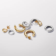 Load image into Gallery viewer, Pandora Essence Organically V-shaped Open Hoop Earrings - Fifth Avenue Jewellers