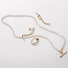 Load image into Gallery viewer, Pandora Essence Treated Freshwater Cultured Pearls T-bar Collier Necklace - Fifth Avenue Jewellers