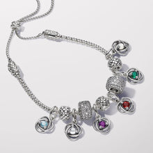 Load image into Gallery viewer, Pandora February Purple Eternity Circle Dangle Charm - Fifth Avenue Jewellers