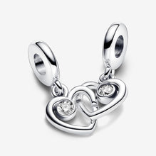 Load image into Gallery viewer, Pandora Forever &amp; Always Splittable Dangle Charm - Fifth Avenue Jewellers
