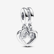 Load image into Gallery viewer, Pandora Forever & Always Splittable Dangle Charm - Fifth Avenue Jewellers