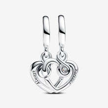 Load image into Gallery viewer, Pandora Forever &amp; Always Splittable Dangle Charm - Fifth Avenue Jewellers
