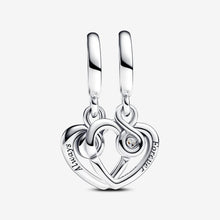 Load image into Gallery viewer, Pandora Forever & Always Splittable Dangle Charm - Fifth Avenue Jewellers