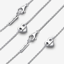 Load image into Gallery viewer, Pandora Forever & Always Splittable Heart Collier Necklaces - Fifth Avenue Jewellers