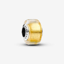 Load image into Gallery viewer, Pandora Golden Mini Murano Glass Charm - Fifth Avenue Jewellers