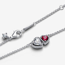 Load image into Gallery viewer, Pandora Halo Hearts Pendant Necklace - Fifth Avenue Jewellers