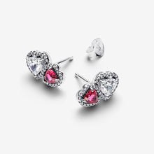 Load image into Gallery viewer, Pandora Halo Hearts Stud Earrings - Fifth Avenue Jewellers