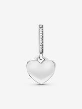 Load image into Gallery viewer, Pandora Heart Silver Dangle With Clear Cubic Zirconia - Fifth Avenue Jewellers
