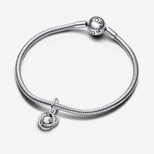 Load image into Gallery viewer, Pandora June White Eternity Circle Dangle Charm - Fifth Avenue Jewellers
