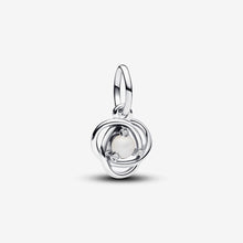 Load image into Gallery viewer, Pandora June White Eternity Circle Dangle Charm - Fifth Avenue Jewellers