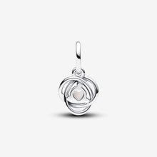 Load image into Gallery viewer, Pandora June White Eternity Circle Dangle Charm - Fifth Avenue Jewellers