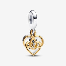 Load image into Gallery viewer, Pandora Lab-grown Diamond Engravable Mum Double Dangle Charm - Fifth Avenue Jewellers
