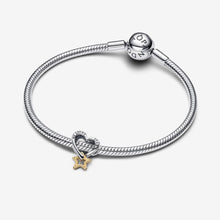 Load image into Gallery viewer, Pandora Lucky Star & Heart Charm - Fifth Avenue Jewellers