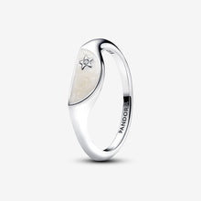Load image into Gallery viewer, Pandora ME Halved Enamel Signet Ring - Fifth Avenue Jewellers