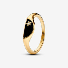 Load image into Gallery viewer, Pandora ME Halved Enamel Signet Ring - Fifth Avenue Jewellers