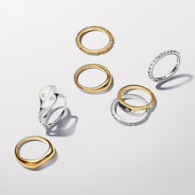 Load image into Gallery viewer, Pandora ME Halved Enamel Signet Ring - Fifth Avenue Jewellers