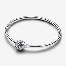 Load image into Gallery viewer, Pandora Moments Encircled Clasp Bangle - Fifth Avenue Jewellers