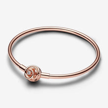Load image into Gallery viewer, Pandora Moments Encircled Clasp Bangle - Fifth Avenue Jewellers