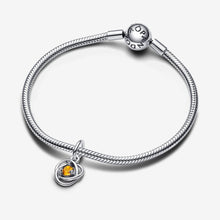 Load image into Gallery viewer, Pandora November Honey Eternity Circle Dangle Charm - Fifth Avenue Jewellers