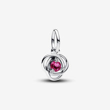Load image into Gallery viewer, Pandora October Pink Eternity Circle Dangle Charm - Fifth Avenue Jewellers