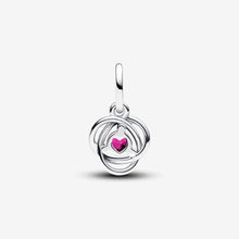 Load image into Gallery viewer, Pandora October Pink Eternity Circle Dangle Charm - Fifth Avenue Jewellers