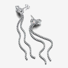 Load image into Gallery viewer, Pandora Pavé Bow Drop Earrings - Fifth Avenue Jewellers