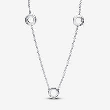Load image into Gallery viewer, Pandora Pavé Circles Chain Necklace - Fifth Avenue Jewellers