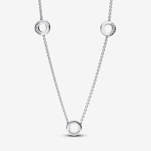 Pandora Pavé Circles Chain Necklace - Fifth Avenue Jewellers