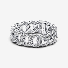 Load image into Gallery viewer, Pandora Pavé Cuban Chain Ring - Fifth Avenue Jewellers