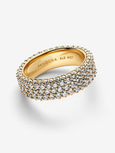 Load image into Gallery viewer, Pandora Pavé Triple - Row Ring - Fifth Avenue Jewellers