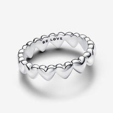 Load image into Gallery viewer, Pandora Row of Hearts Ring - Fifth Avenue Jewellers