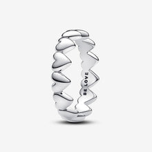 Load image into Gallery viewer, Pandora Row of Hearts Ring - Fifth Avenue Jewellers