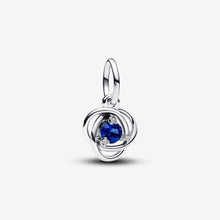 Load image into Gallery viewer, Pandora September Blue Eternity Circle Dangle Charm - Fifth Avenue Jewellers