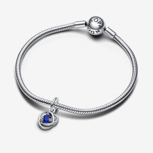 Load image into Gallery viewer, Pandora September Blue Eternity Circle Dangle Charm - Fifth Avenue Jewellers