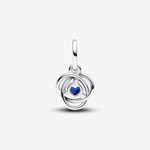Load image into Gallery viewer, Pandora September Blue Eternity Circle Dangle Charm - Fifth Avenue Jewellers
