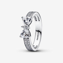 Load image into Gallery viewer, Pandora Sparkling Bow Double - row Ring - Fifth Avenue Jewellers
