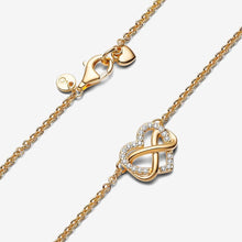 Load image into Gallery viewer, Pandora Sparkling Infinity Heart Collier Necklace - Fifth Avenue Jewellers