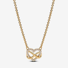 Load image into Gallery viewer, Pandora Sparkling Infinity Heart Collier Necklace - Fifth Avenue Jewellers

