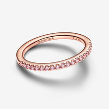 Load image into Gallery viewer, Pandora Sparkling Pink Band Ring - Fifth Avenue Jewellers
