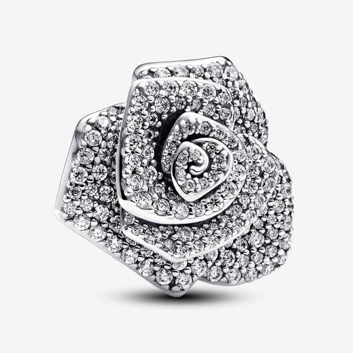 Pandora Sparkling Rose in Bloom Oversized Charm - Fifth Avenue Jewellers