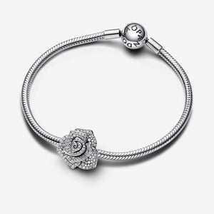 Pandora Sparkling Rose in Bloom Oversized Charm - Fifth Avenue Jewellers