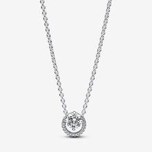 Load image into Gallery viewer, Pandora Sparkling Round Halo Pendant Collier Necklace - Fifth Avenue Jewellers
