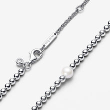 Load image into Gallery viewer, Pandora Treated Freshwater Cultured Pearl & Beads Collier Necklace - Fifth Avenue Jewellers