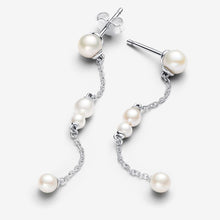 Load image into Gallery viewer, Pandora Treated Freshwater Cultured Pearl Drop Earrings - Fifth Avenue Jewellers