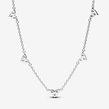 Load image into Gallery viewer, Pandora Triple Stone Heart Station Chain Necklace - Fifth Avenue Jewellers
